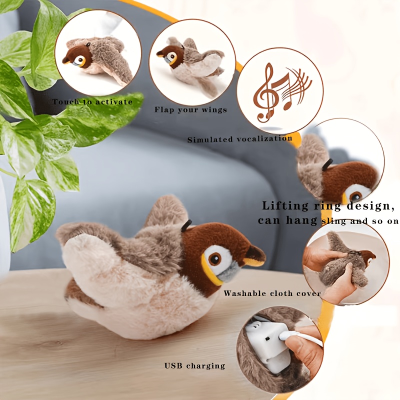 1 Pet Jitterbug Cat Toy, a Pet Boredom-Relieving Interactive Artifact, Automatically Shakes And Makes Sounds, Polyester Fiber Is Soft And Bite-Resistant, Suitable for Indoor Exercise Activities for Large, Medium, And Small Cats