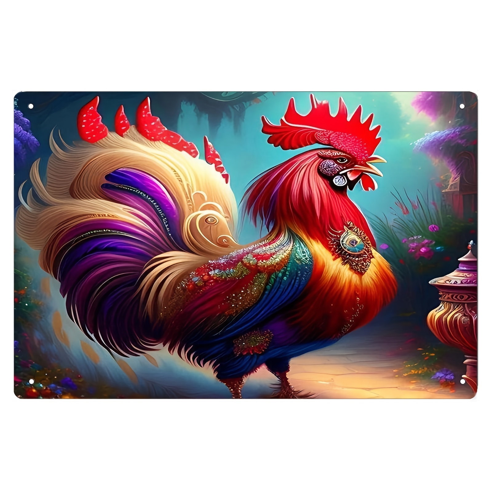   철 시트 아트워크, 철 장식 아트 1220-0260 크기는 20*30cm/8*12 인치입니다.