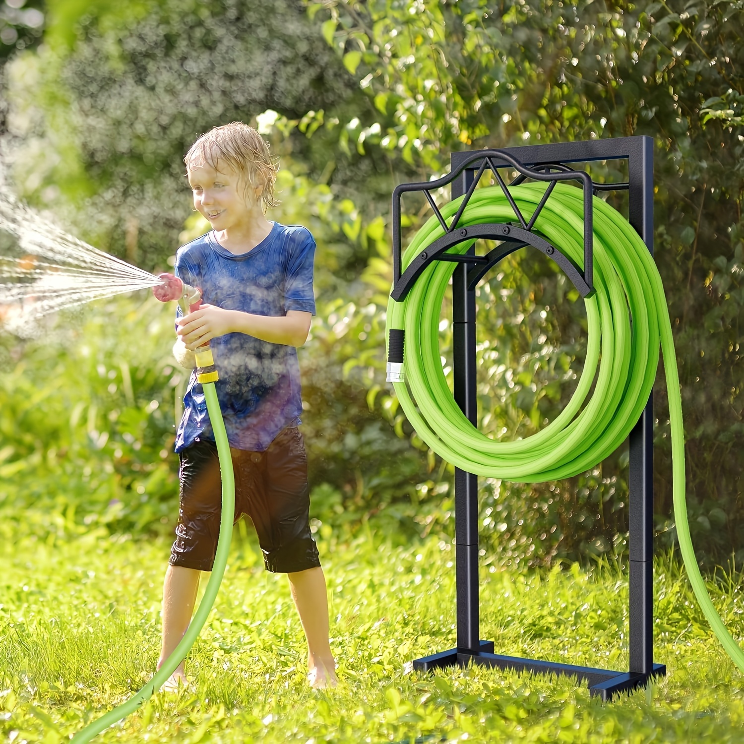 

Detachable Metal Hose , Freestanding Hose For Watering