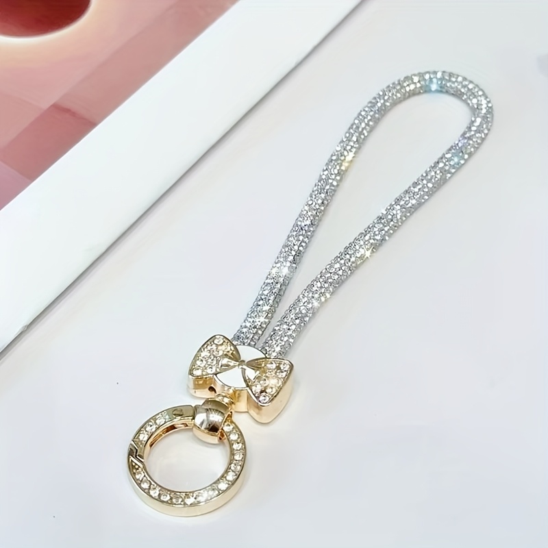 Brick Phone Lanyard With Bow Accessory, Smartphone Chain