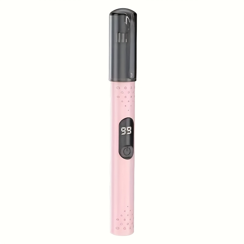 Image of Unisex Nose Hair Trimmer - Stainless Steel Head, Electric Ear And Nose Hair Clipper, Usb Rechargeable, Compact Round For Precise Trimming, Nose Hair Trimmer, Sleek , Durable Construction