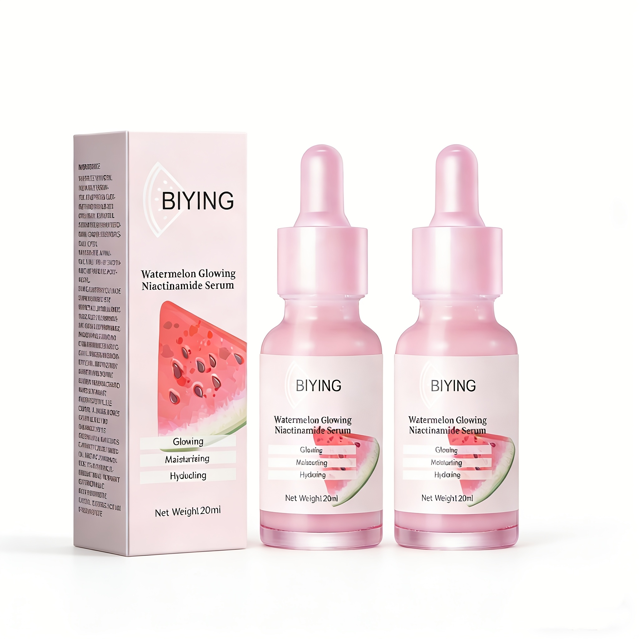 TEMU 2-pack Niacinamide Lotion, Long-lasting Hydrating Serum, Skin Renewing, , Types, Nourishing & Fast-absorbing, Lightweight , Routine, Ideal New