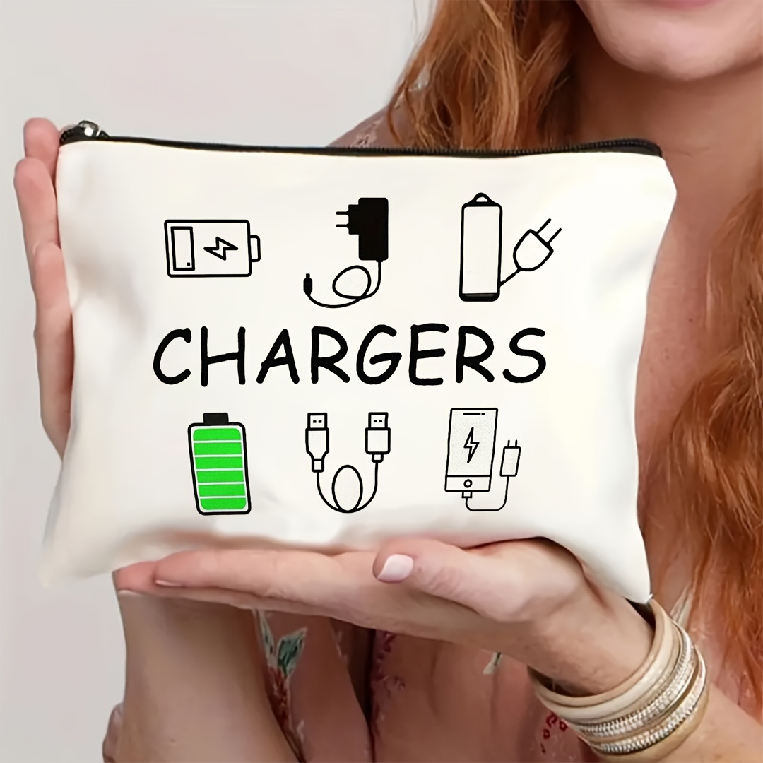 

Sac Cosmétique Imprimé Chic Charger - Organisateur de Maquillage Polyvalent & Réutilisable pour Voyage, Vacances, , Fitness & en - Cadeau Idéal pour Femmes, Meilleur pour Noël