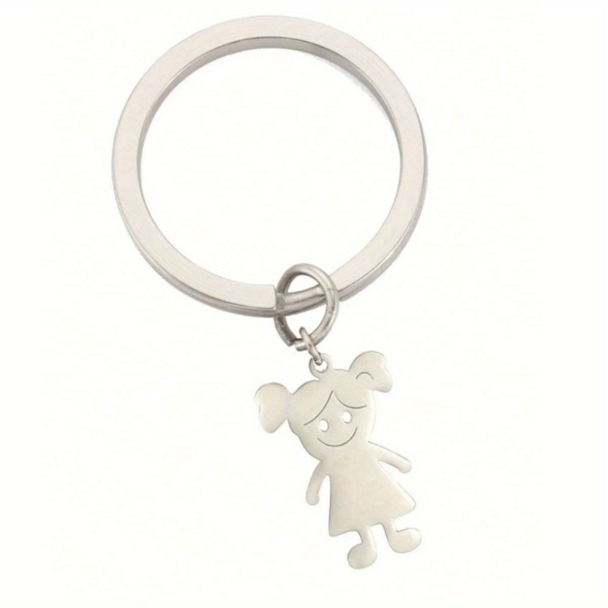 TEMU 1 Personalized Custom Keychain, Custom Name Letters And Numbers Classic Character Image Boy Girl Keychain, Engraved Name As A Gift For , Can