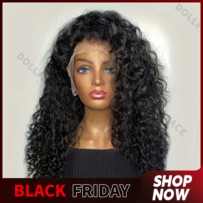 

13x4 Hd Transparen Lace Front Human Hair Wigs 200 Density Long Curly Wave Human Hair Wig - Full Lace Front Hairline & Baby Hair - Luxurious, Seamless, Long-lasting