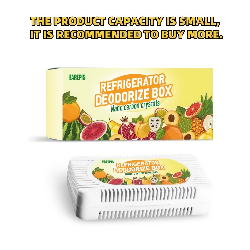 TEMU 1box Activated Carbon Fresh-keeping Box For Refrigerator, Closet, Kitchen Drawer, Decomposing Odor, Preventing -contamination, Maintaining Freshness
