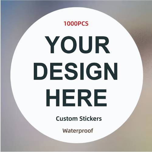 1000 custom stickers personalized labels suitable for cups bottles packaging business weddings and anime themes durable vibrant printing high quality material personalized stickers