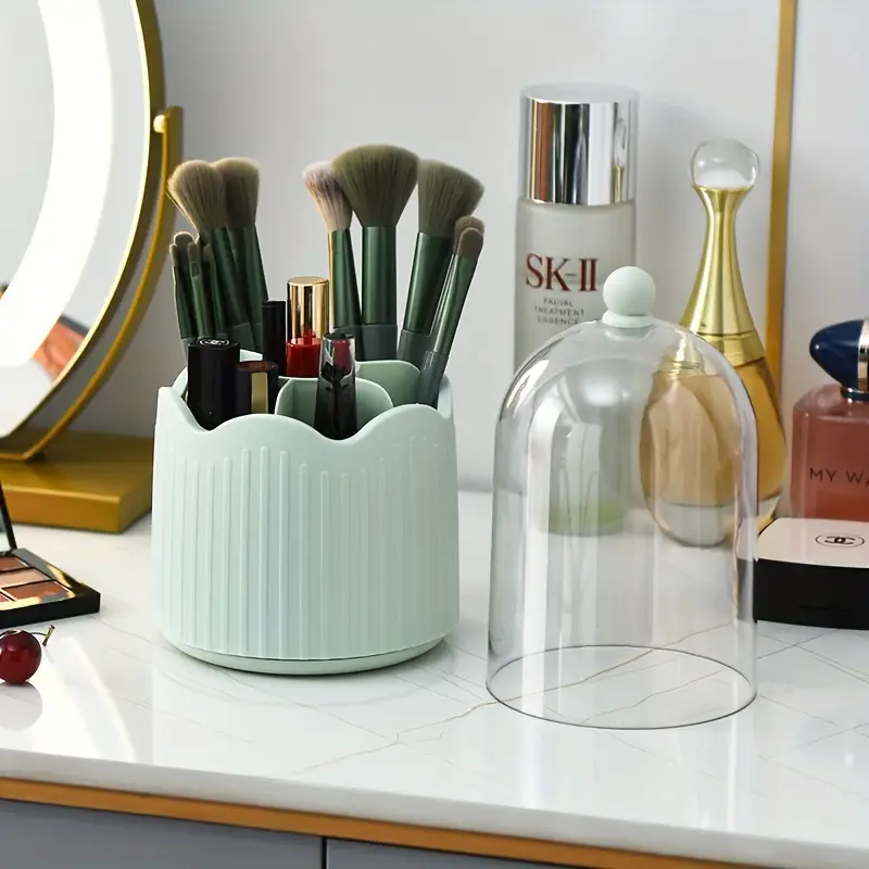 Zasjon Organisateur Maquillage Rotatif 360° - Grande Capacité Pour Coiffeuse Et Salle De Bain Zasjon Organisateur Maquillage Rotatif 360° - Grande Capacité Pour Coiffeuse Et Salle De Bain