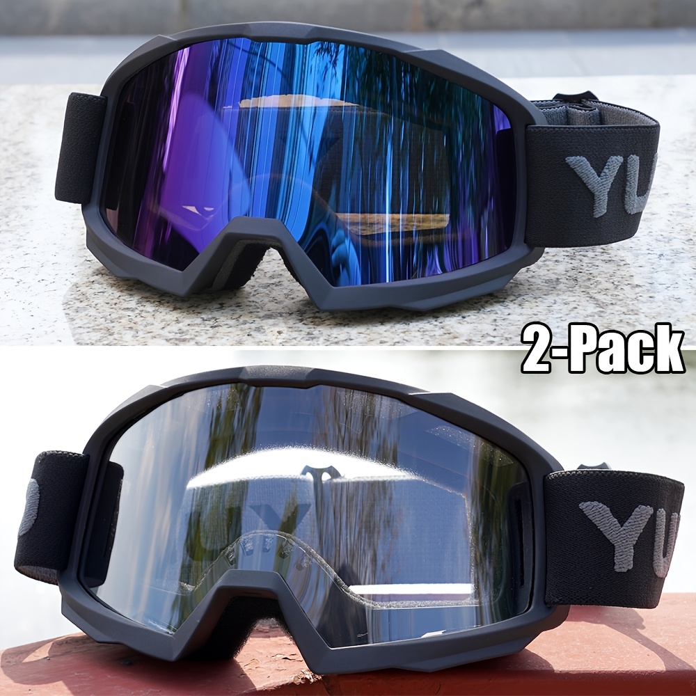 2-Pack Trendy Ski Goggles Ultra Lightweight High Cost-Effective