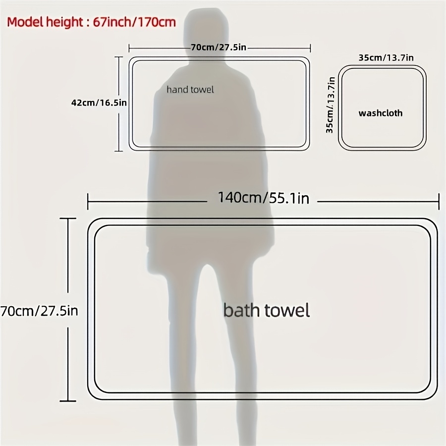 10pcs Luxury Bath Towel Set with Golden Crown & Stripe Design - Extra Large 70x140cm/27.5x55in, Large 42x70cm/16.5x27.5in, Small 35x35cm/13.7in - Plush Microfiber Spa Towels in Elegant Dark Brown & Golden for Bathroom, Gym, Hotel, Spa - Ideal Gift Set with Black & Golden Trim, Ultra-Soft & Durable, Perfect for Home or Travel, Includes Bath, Hand, and Face Towels, Towels Bath Towels, Bathroom Towels