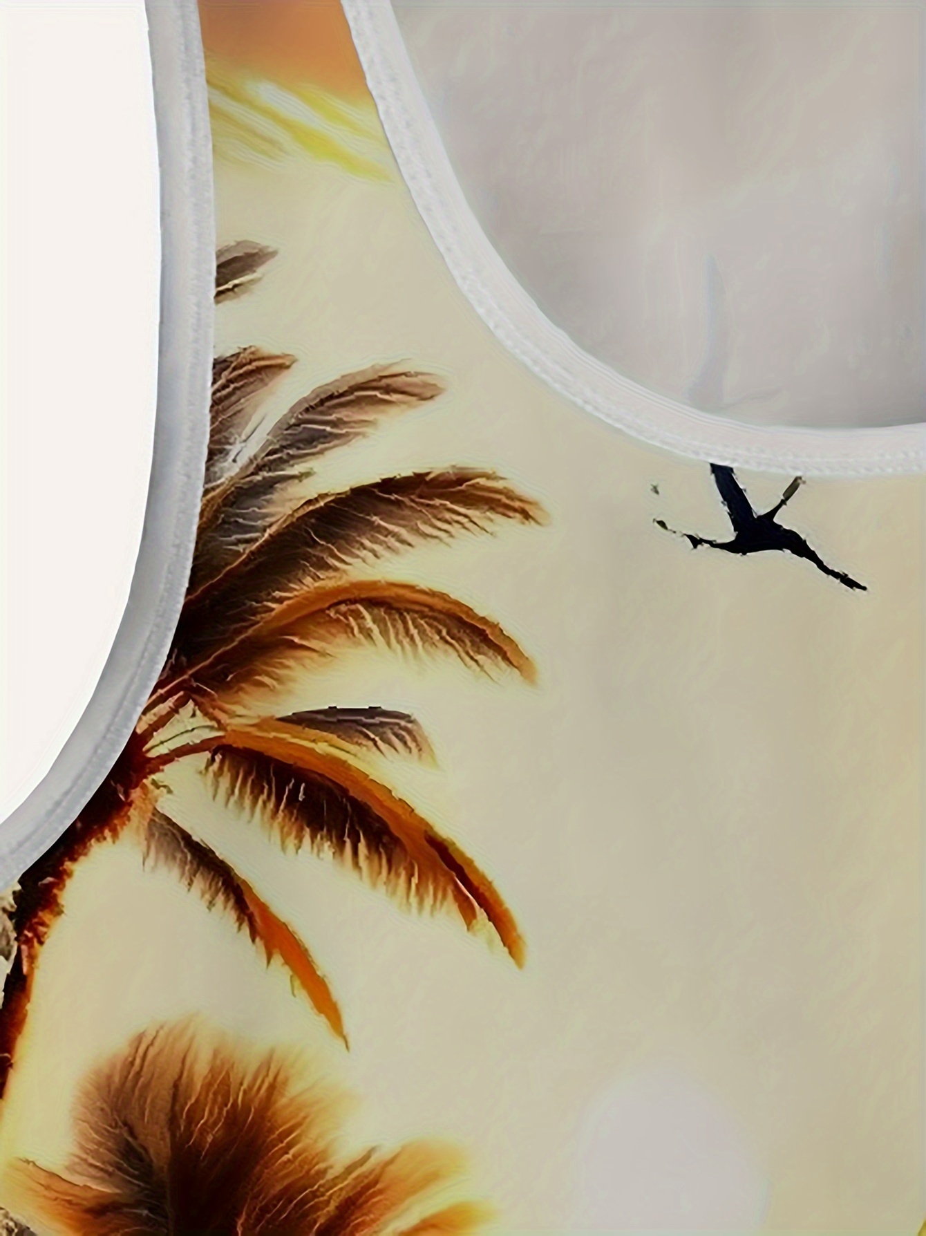 Men Tank Top Animal 3D Print Sleeveless V Neck Tee Shirt