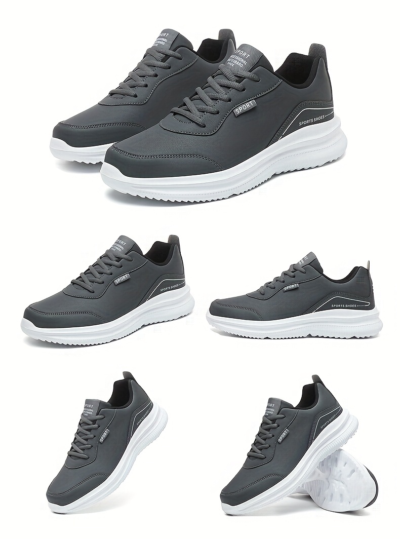 Spring and Autumn Men's Breathable Casual Sneakers, Comfortable Low-Top All-Season Running Shoes for Men, Sizes 39-48, Large Sizes for Autumn and Winter