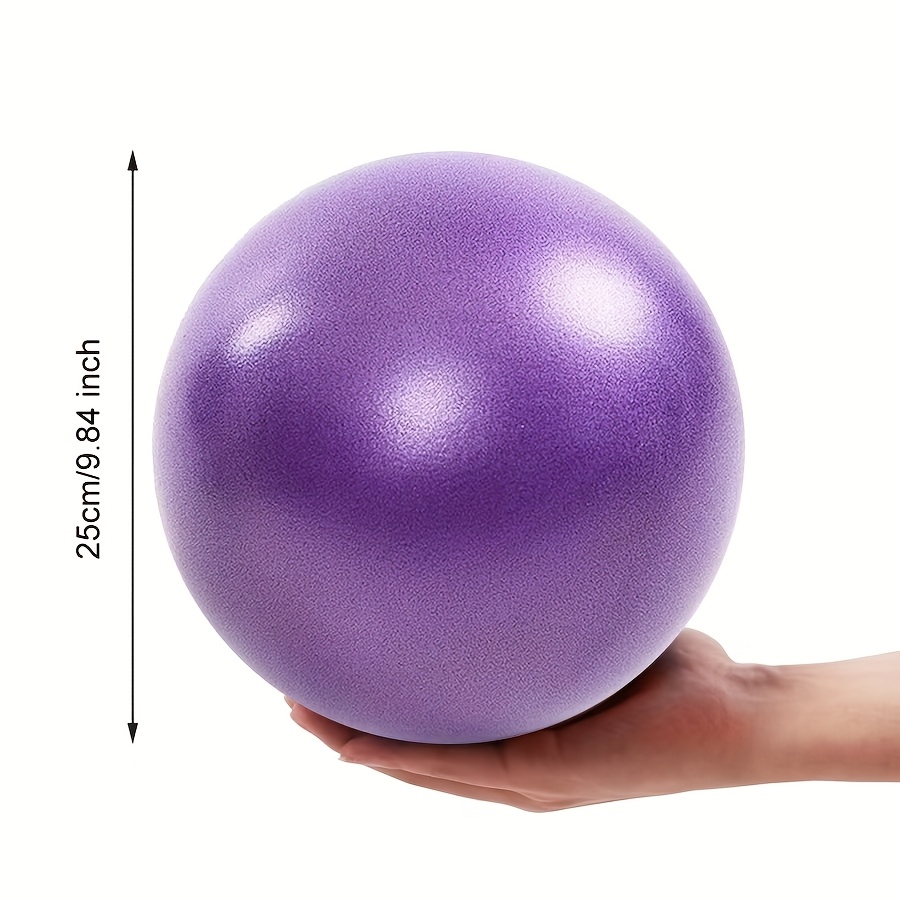 TEMU 1pc Mini Pelota de Yoga Multicolor de 25Cm en PVC, Mini Pelota de Yoga, Pelota de Pilates, Aro de Gimnasia, Pelota de Fitness Pequeña