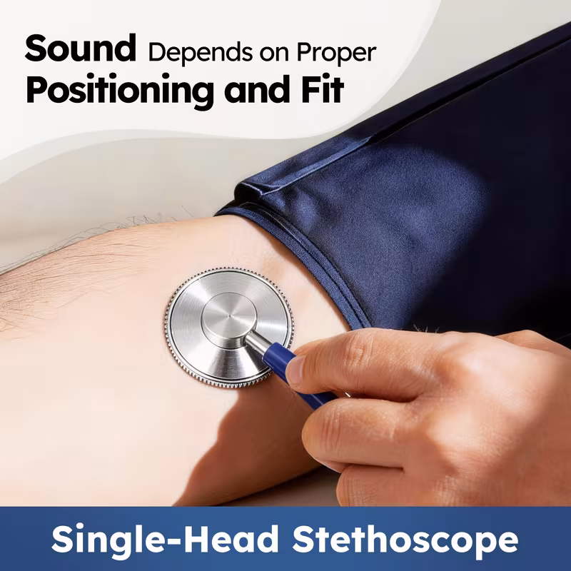 professional aneroid sphygmomanometer with stethoscope adult sized bp cuff 10 16 case navy blue black no battery needed portable blood pressure monitor for travel durable construction handles Product details 3