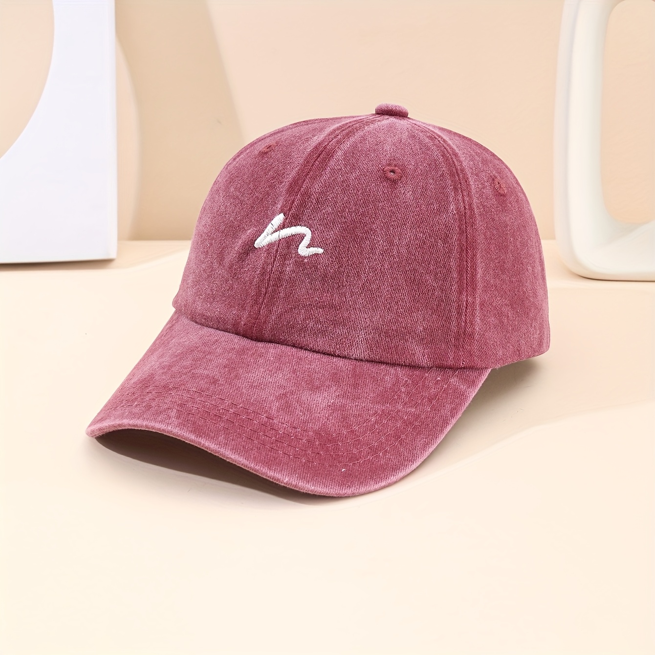 Casquette De Baseball USA – Logo Brodé, Bleue, Réglable, Neuve Avec étiquette