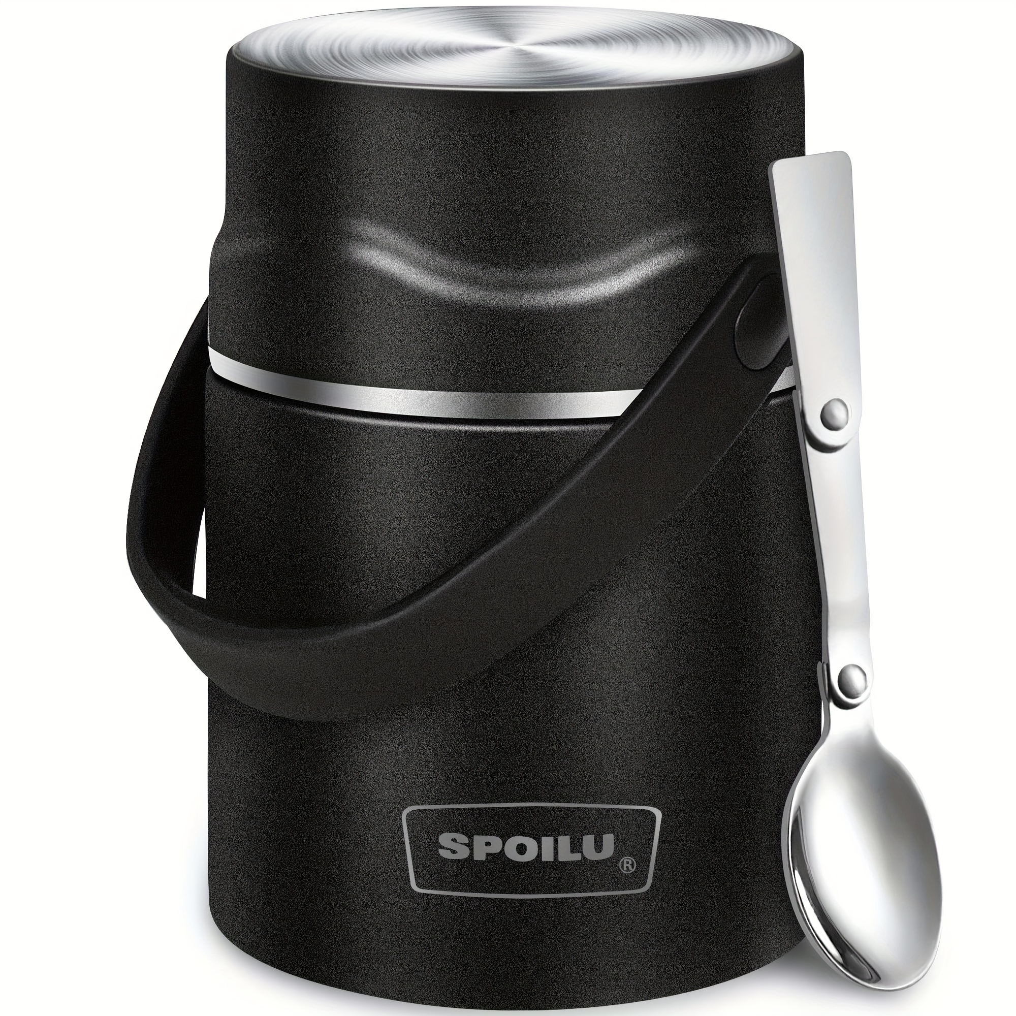 TEMU Thermo Food Jar Insulated Container - 21oz, Insulated Food Container For Adult, Steel Vacuum Insulated Food Jar , Leak Proof, Portable Hot Soup