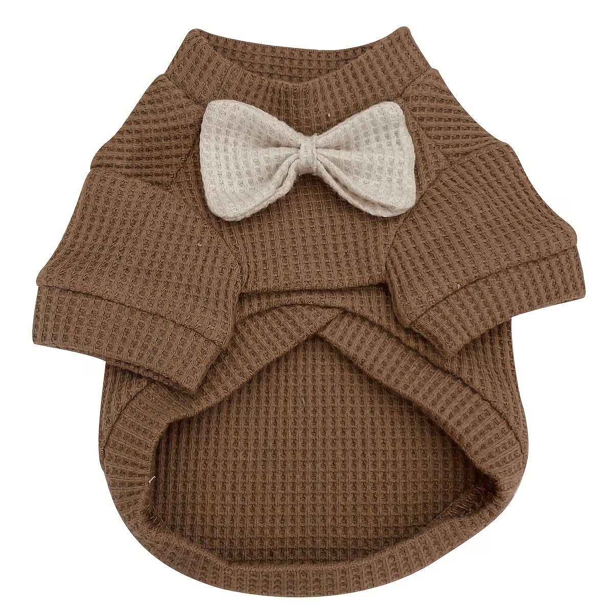 waffle patterned pet coat cute and elegant Product details 2