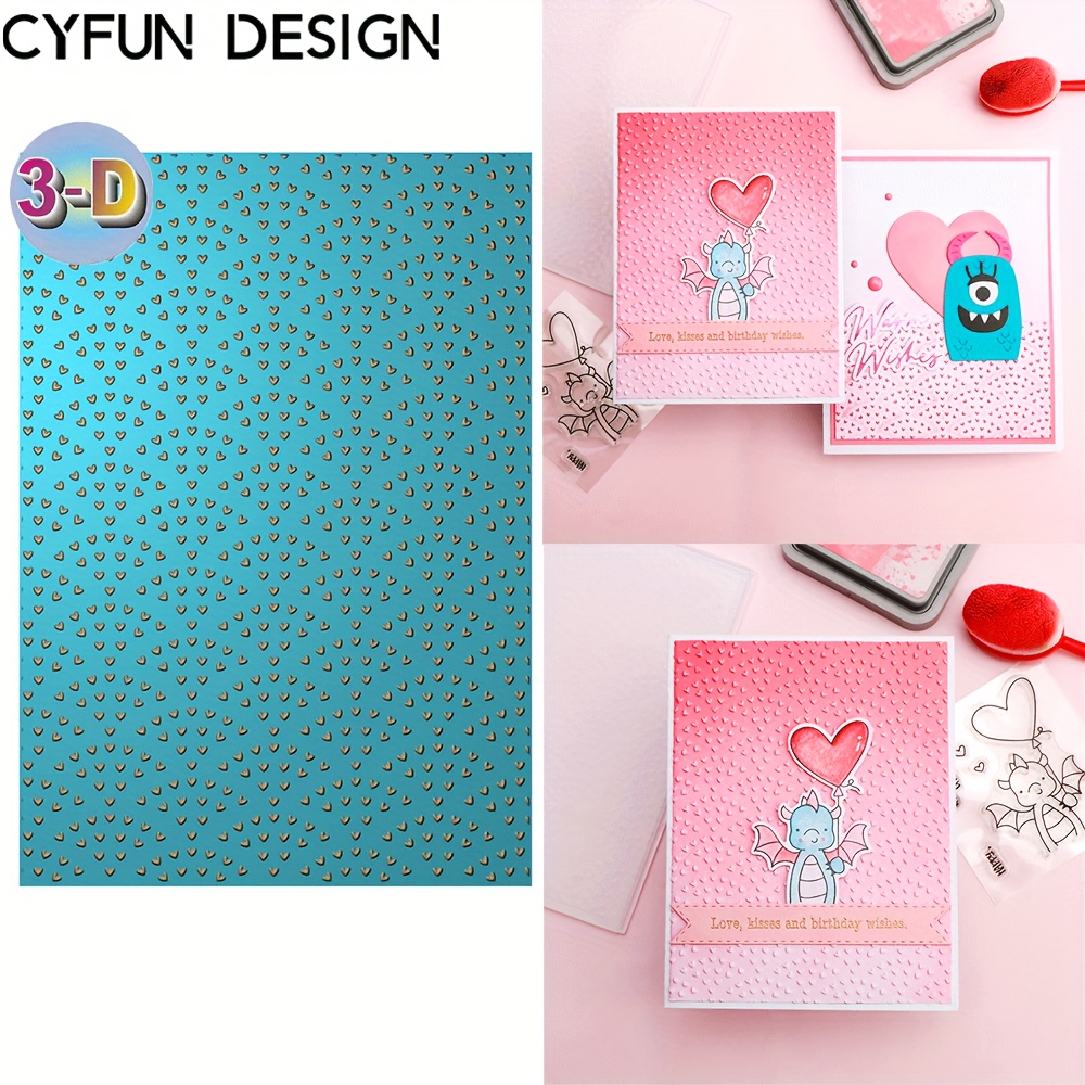 Plastic Embossing Folde A6 Size Small Flowes Patten Pape