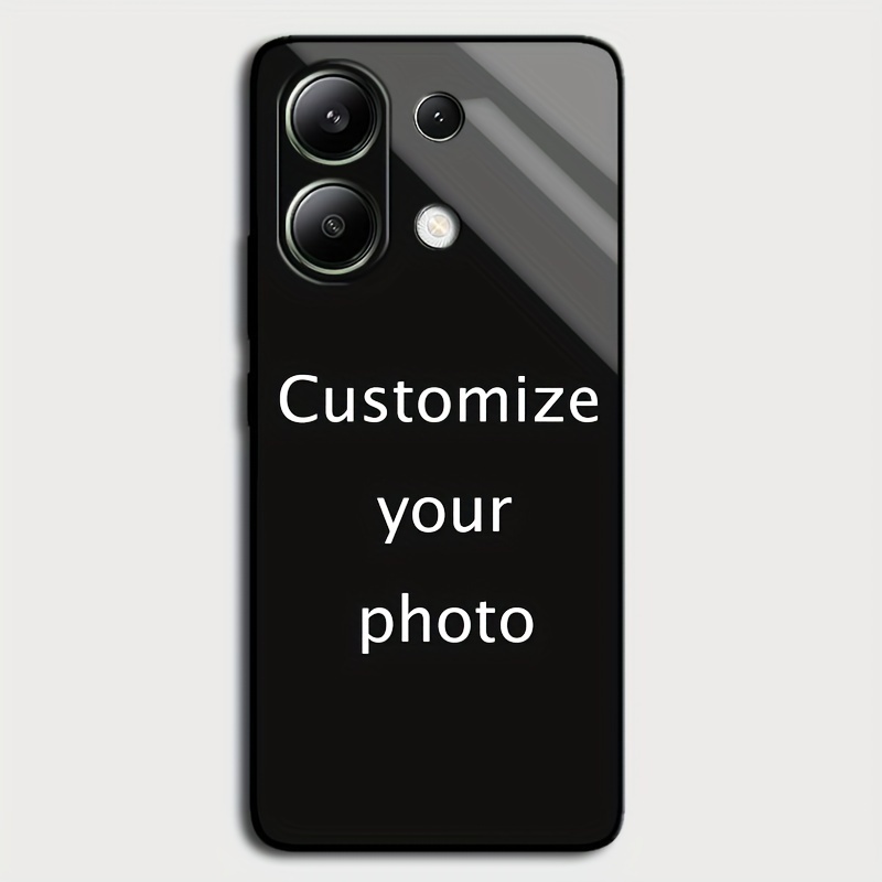 TEMU Phone Case - Custom Pattern Photo Phone Case For Xiaomi Redmi Note 14pro Note14/note13/note13pro/4g/5g/ Personalized Diy Shell, Plexiglass