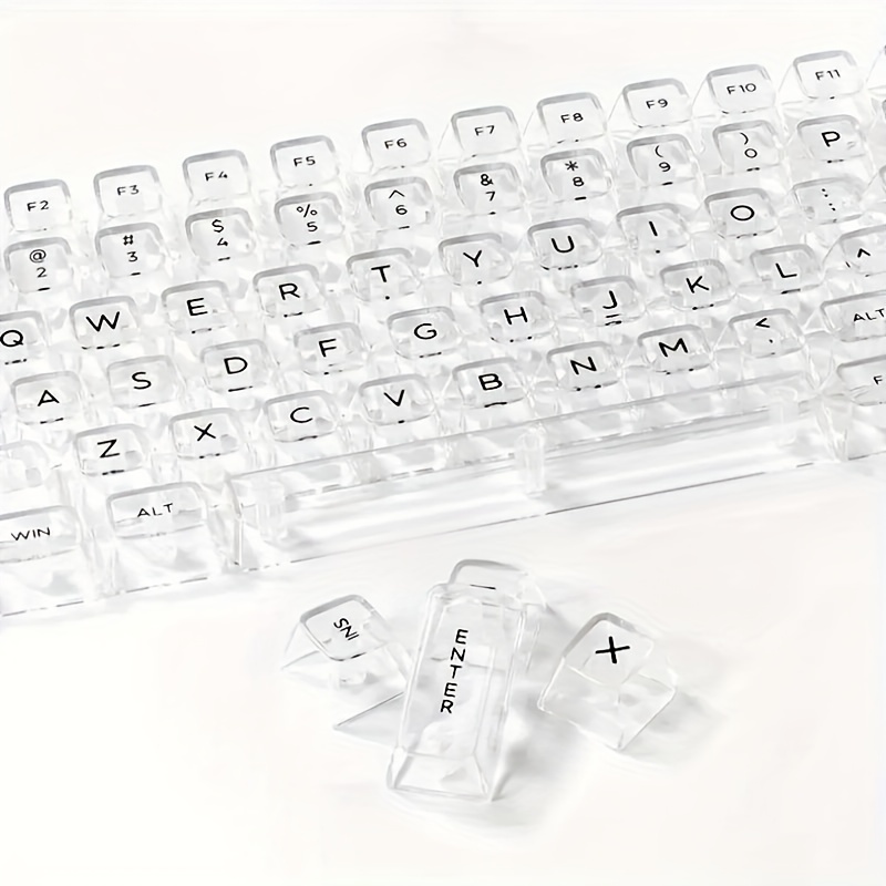 

Crystal Mechanical Keycap Mda Height Small Full Set 119 Keys Pc Transparent