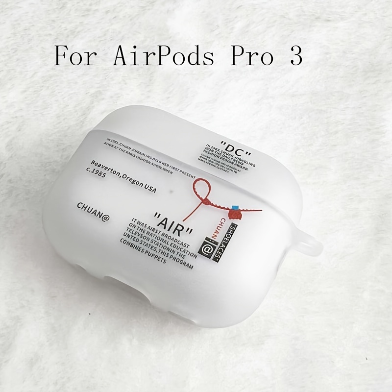 E-shop Für Apple AirPods 1 2 3 4 Pro/Pro 2/Pro 3 Schutzhülle TPU 2024/2023/2022/2019/2018 Transparenter Schutz, Weiße Tasche, Jungen, Mädchen,