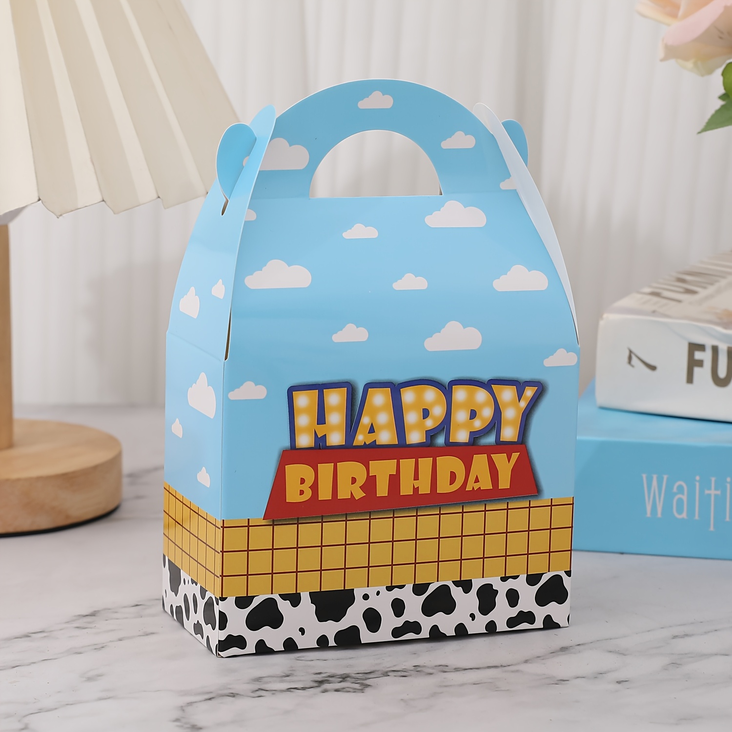 TEMU 10pcs Gift For Her/him Cow Gift Box, Cartoon Story Birthday Gift Box, And Cows, Suitable For Birthday Parties, Halloween, Christmas, Gift Box