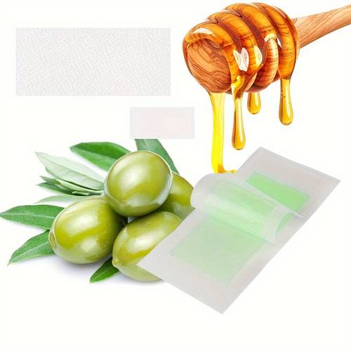 10 sheets 20 pieces wax strips aloe lavender scented removal portable travel size quick hair removal hair removal for face eyebrows lips underarms hypoallergenic gentle formula full body