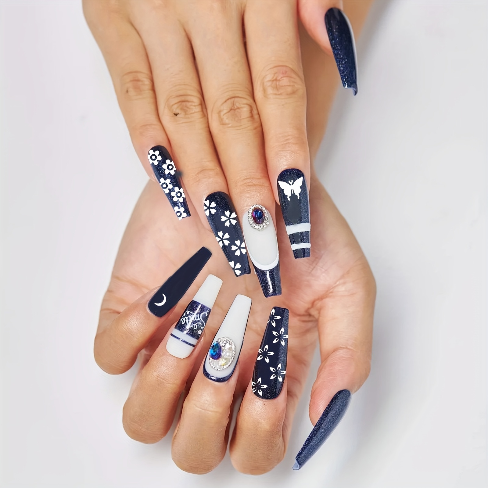 18/36/48pcs Nail Pen Set Nail Doodle Nail Dotting Tool, Nail Nail  Tool, Suitable for on Valentine'S Day, Different Patterns Nail Stamp,