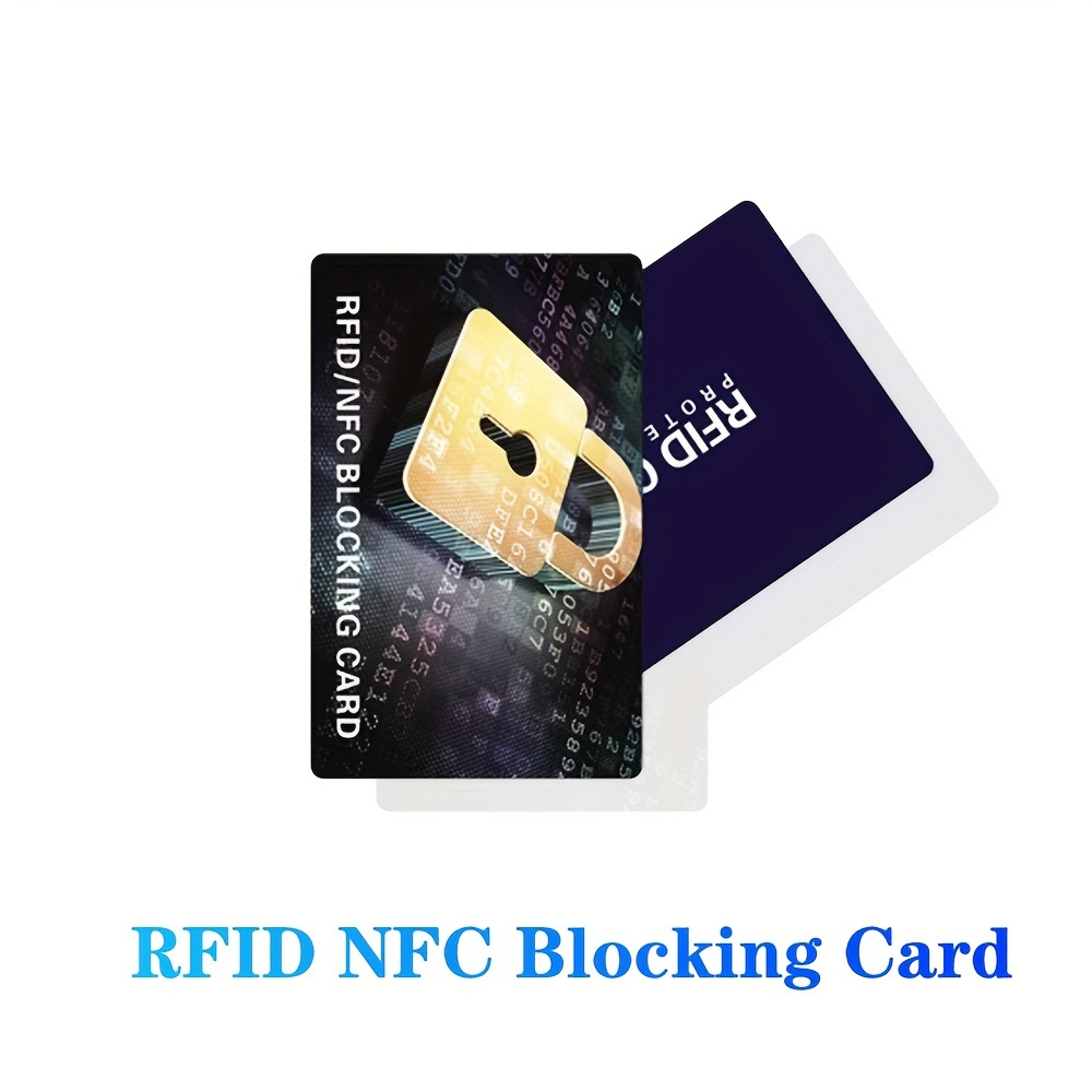 

Ultra-thin Rfid Blocking Card For Credit Cards - Secure Your Personal Info, Wallet-friendly Design, No Battery Needed