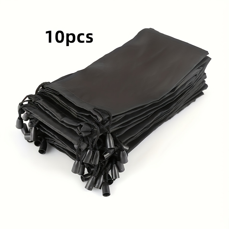 10 Black Glasses Pouches