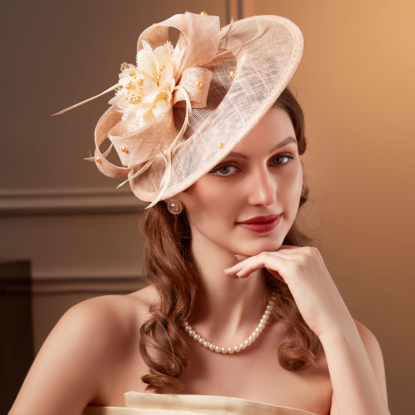 1920s vintage floral embellished pillbox hat fascinator Temu