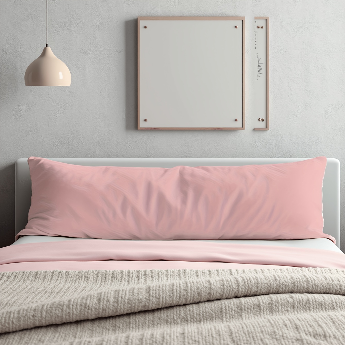 TEMU 1pc Long Pillowcase, Pillow Insert Not Included, Soft And Breathable Pillow Cover, Suitable For Bedroom, Sofa, And Home Decor, Vibrant Colors,