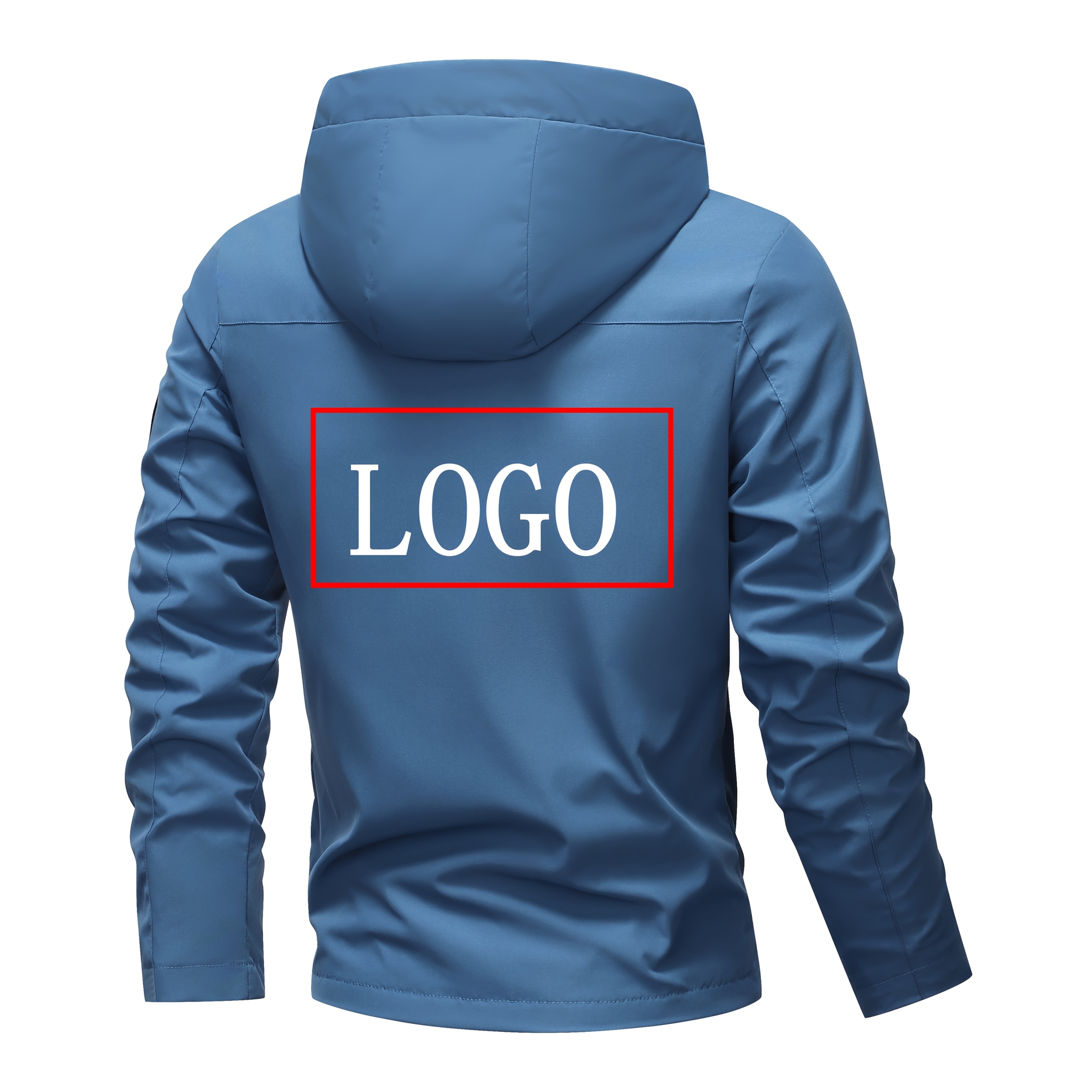 customizable mens hooded coat personalized Temu Norway