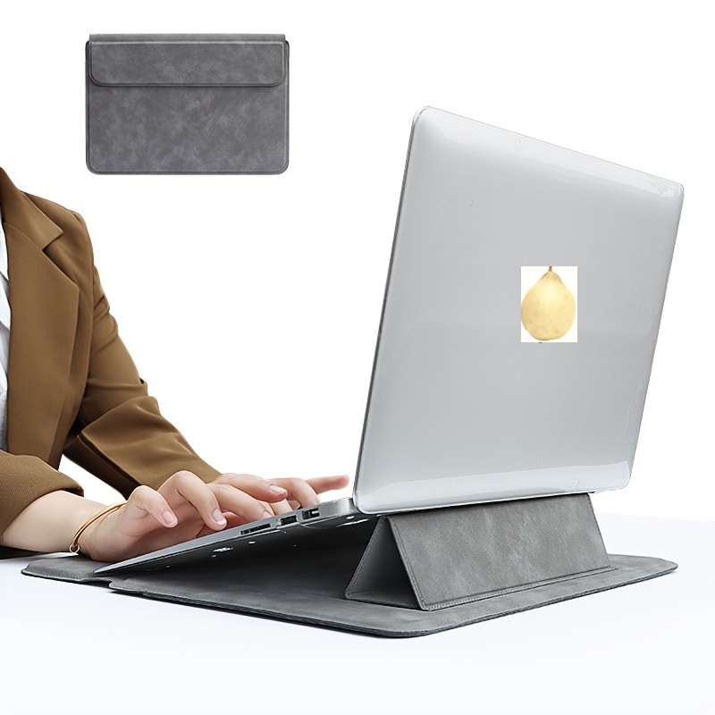 TEMU Laptop Sleeve With Stand Anti-scratch Computer Case Suitable For 13.3 Inch, 14-inch Notebooks, Macbook 16.1-inch Ultra-thin Inner Bag Stand