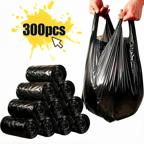 vest style garbage bags portable for home and office cleaning and waste disposal
