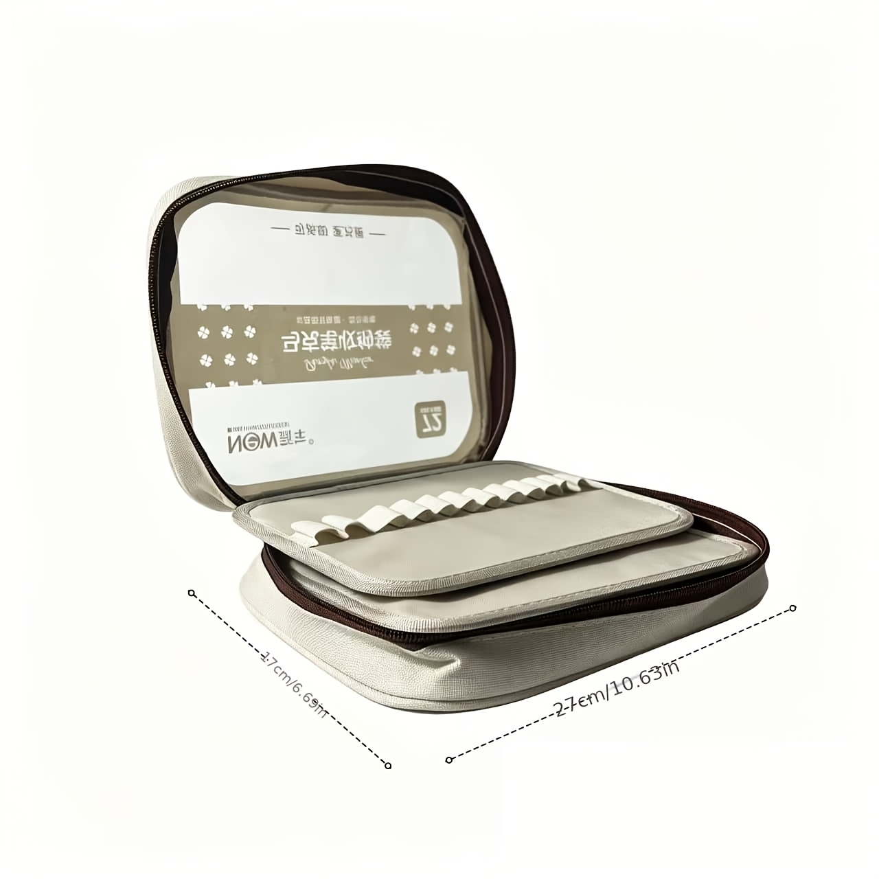 TEMU 72-hole Marker Pen Organizer Bag, Elastic Pen Slots, Removable Design Inside, Convenient And , Suitable For Universal Pen Shapes, Markers Not
