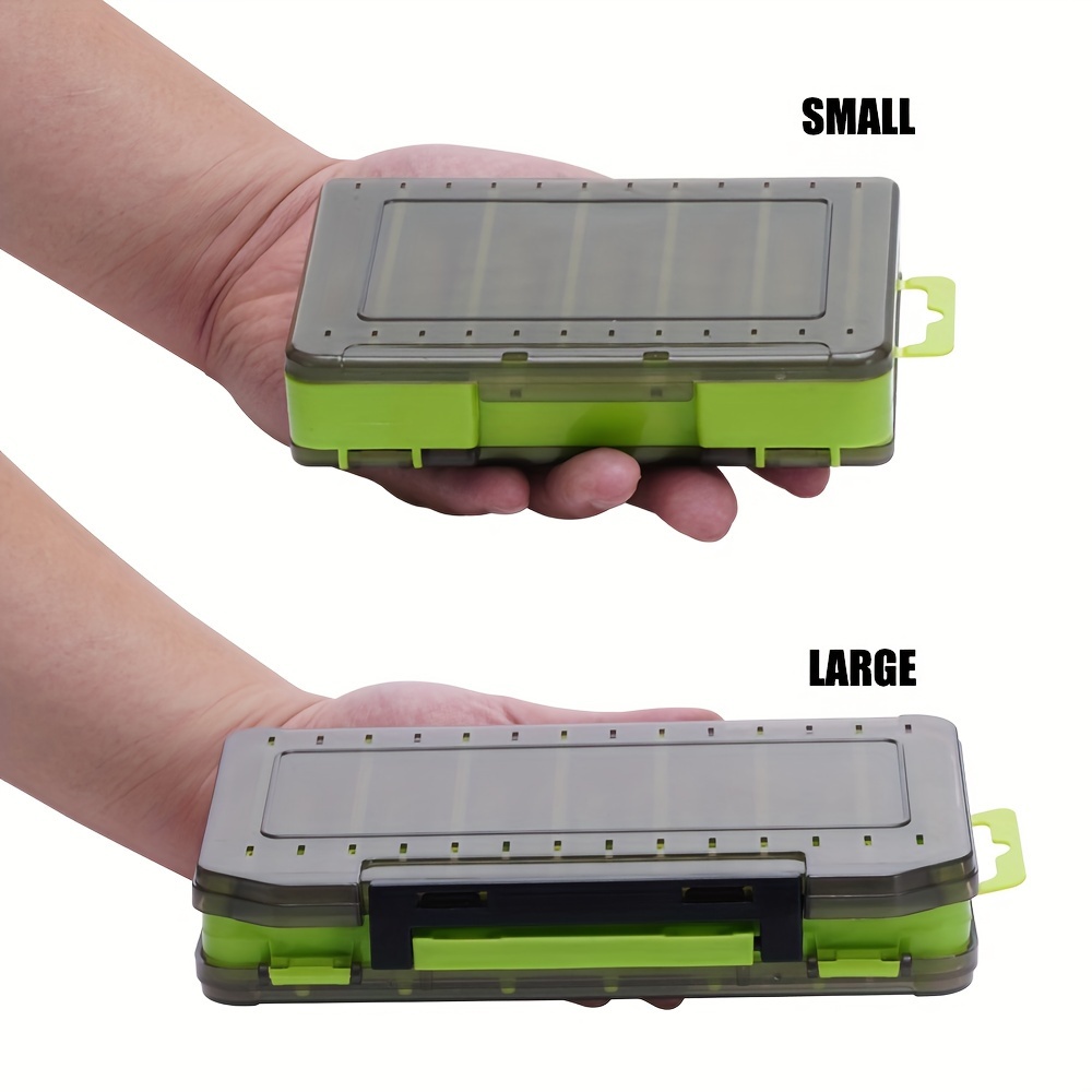 1pc double sided fishing tackle box for hooks lures and baits portable fishing accessories organizer Product details 8