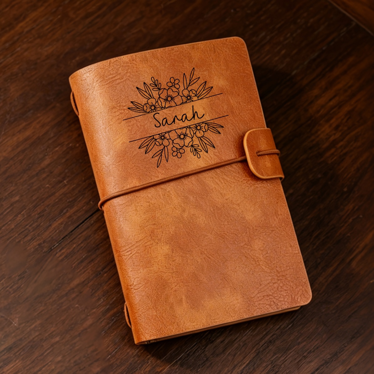 TEMU Custom Name Journal Notebook, Personalized Vintage Diary With Name, Customized, Customizable Travel Notebook For Work Office Study, Anniversary