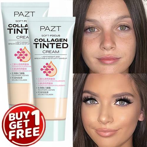 2pcs 2 in 1 concealer face cream suitable for skin types cream formula with medium coverage pore sweatproof base layer for makeup look hydrating skincare for daily use or valentines gift