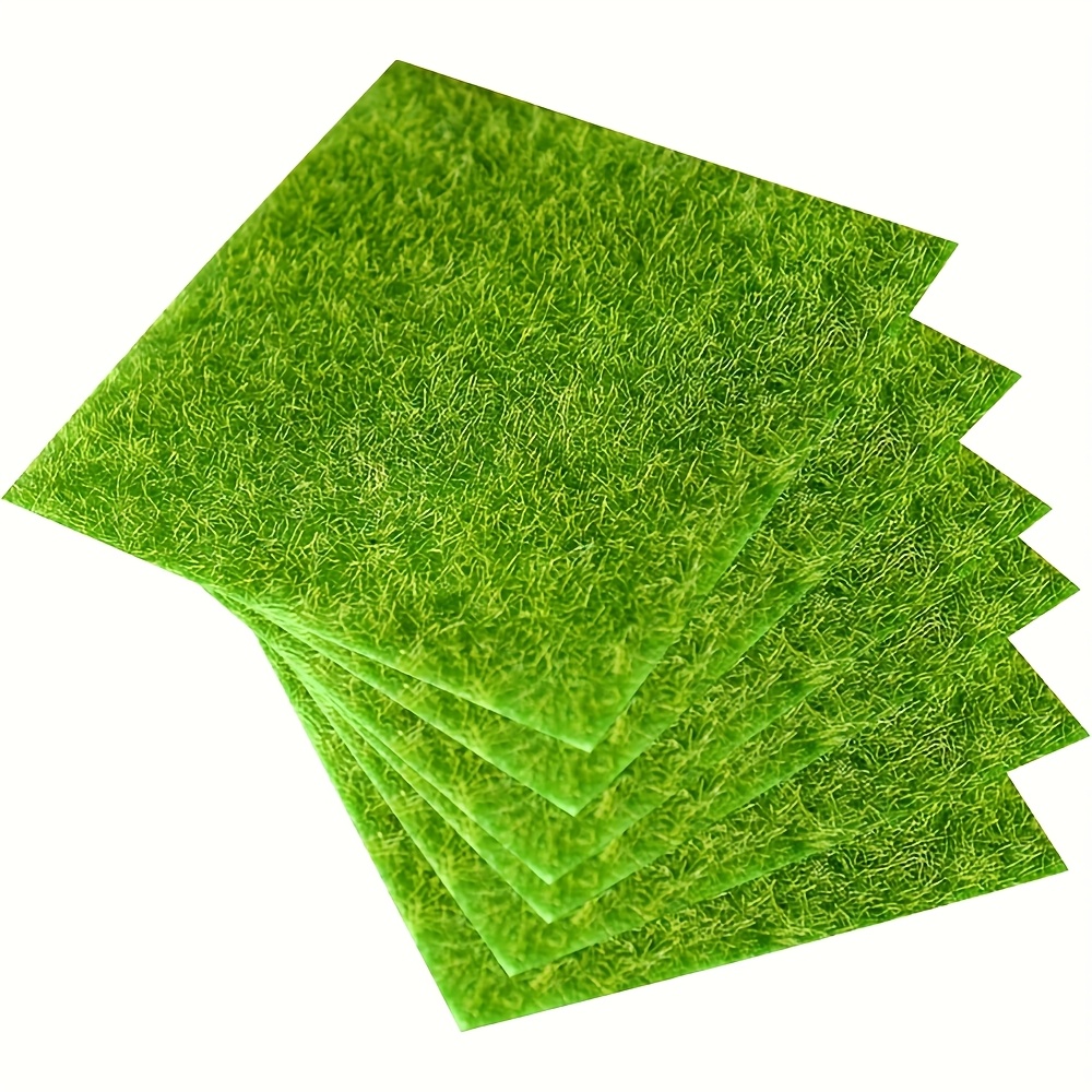 E-shop 8er-Pack Künstliches Rasenflor – Realistische Mini-Rasenmatte für Balkon, Dachdekoration, pflegeleichtes Kunstgras, Plastikrasenquadrate