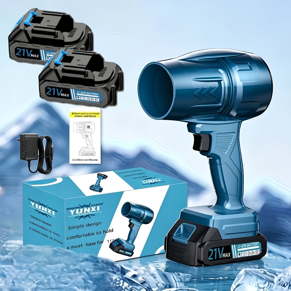 2026 New Portable Turbo Blower, Handheld Jet Fan, Equipped With Rechargeable Battery And Charger, Used For Cleaning, Yard, Indoor, Car, Keyboard Dust, Ideal Gift For Men And Husbands On Holidays