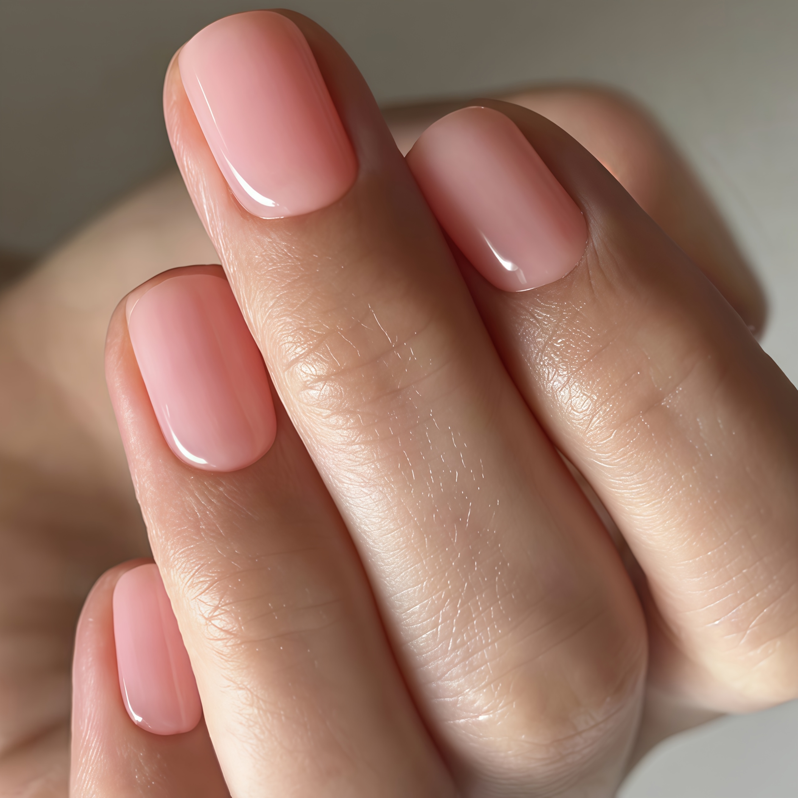 TEMU 30pcs Nude Pink Square Press-on False Nails - Short Style Spring Summer Removable Nail Patches - With Jelly Glue And Nail File - Suitable For