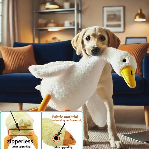 50cm soft duck plush toy for cats and dogs in multiple colors version with embroidered eyes and zipper washable giant duck plush toy dog companion toy ideal holiday gift new year gift or party gift for large