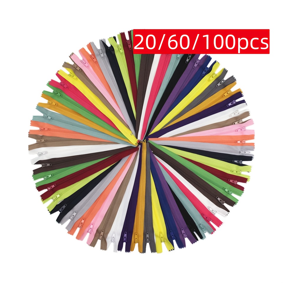 

Zipper 7.8 Inch Sewing Crafts Nylon Zipper 20 Different Colors Of Coil Zipper For You 20 60 100pcs