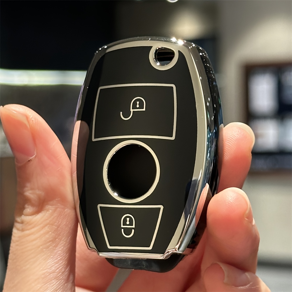 2 Buttons Tpu Car Remote Key Case Cover For Mercedes For Benz For S Glc Cls W204 W463 W176 W251 W205