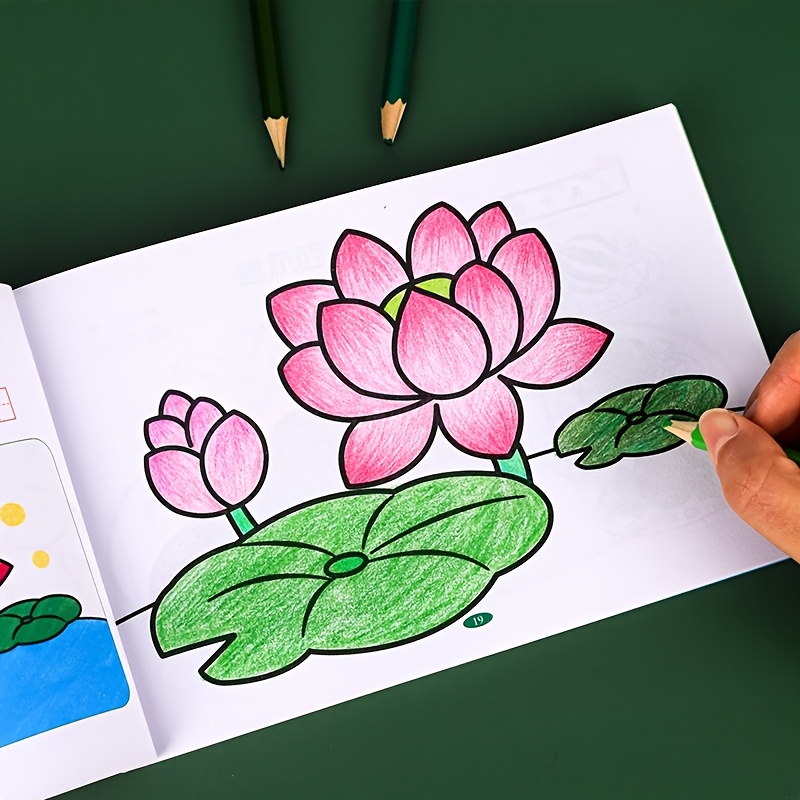 A Coloring Book Designed for Children, Ranging from Simple to More Challenging Levels, Ideal for Early Education And Kindergarten. This Set Offers Educational Art Activities Suitable for Small Hands, Making It a Wonderful Creative Gift for Kids. It Includes a DIY Craft Kit with Paint And a Coloring Book, Perfect for School Gifts. Chinese Version
