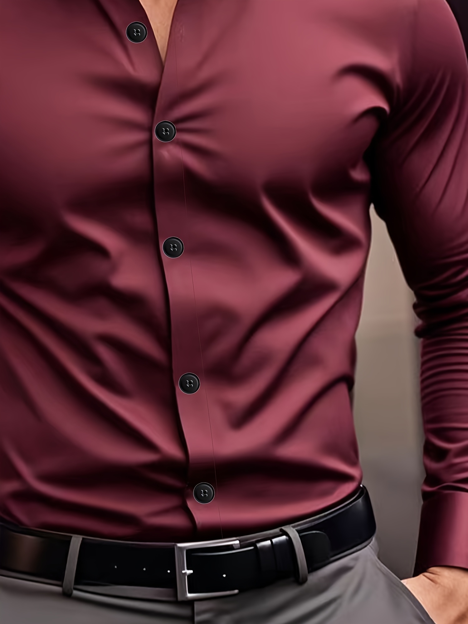 lulus burgundy maxi dress Vercini Premier Textured Dress Shirt Duo in Burgundy and Navy Burgundy / L