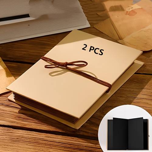 2PCS6x8-inch Accordion Photo Album Set, Stretchable And Foldable Paper Memory Album, Photo Album And DIY Accessory Kit, Suitable for Weddings, Graduation Ceremonies, New Year, Valentine s Day, for