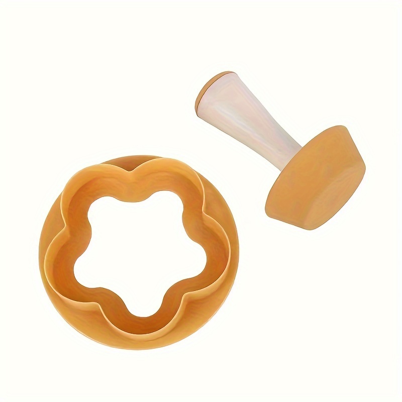 Image of 2pcs Baking Mold Set - Plastic Cake, Cookie, Pastry & Puff Pastry Molds With Round, Square, Heart, Star, Number Shapes - Diy Cupcakes, Cakes,, Party Baking Tools For & Professional Bakers