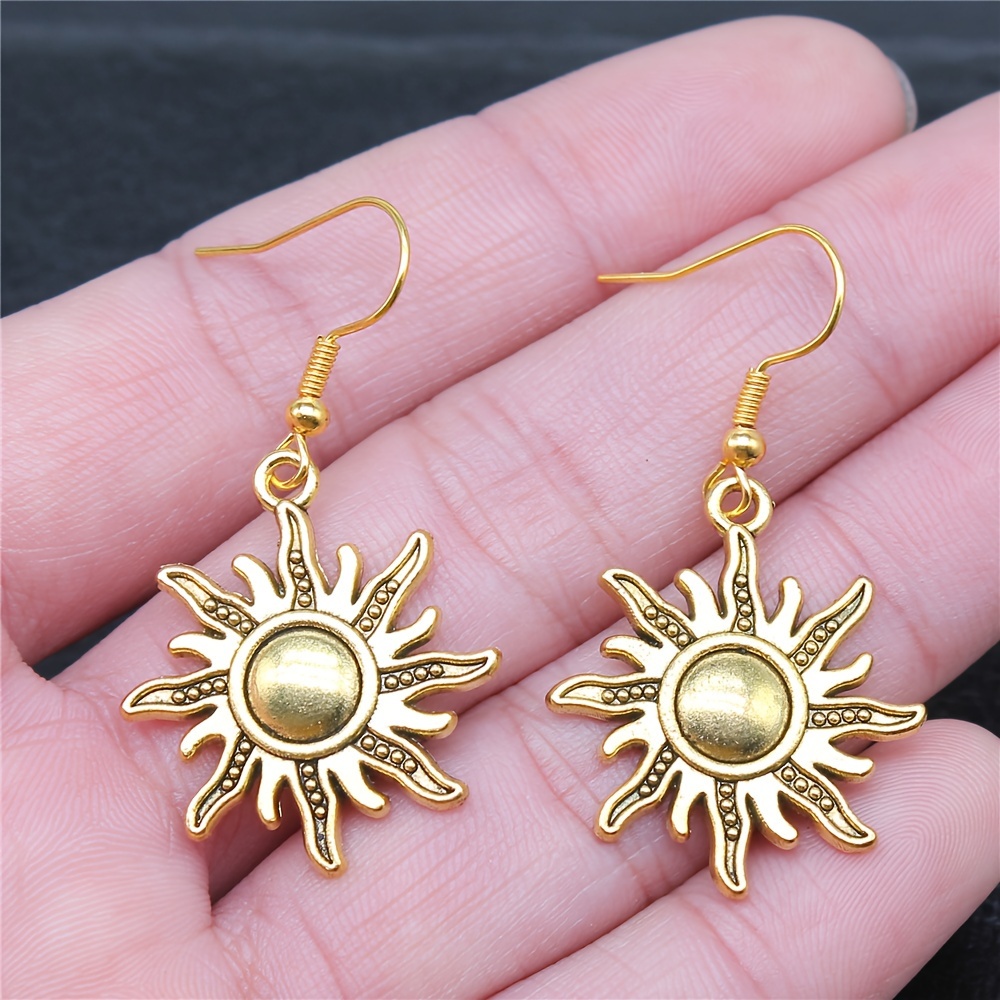Women's Bohemian Sunshine Pendant Earrings